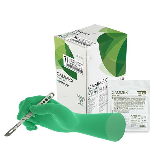 Gammex Sterile Non-Latex Neoprene Surgical Gloves - Box of 50 - 