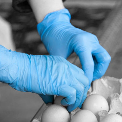 Shield Blue Powder Free Nitrile Gloves