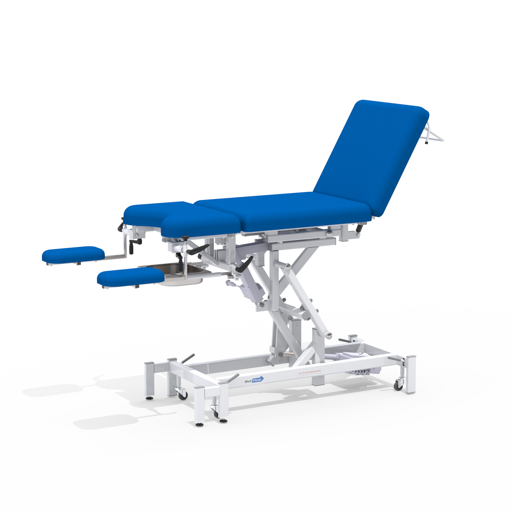 Medi-Plinth GP Gynaecology Plinth with Stirrups - Electric - 