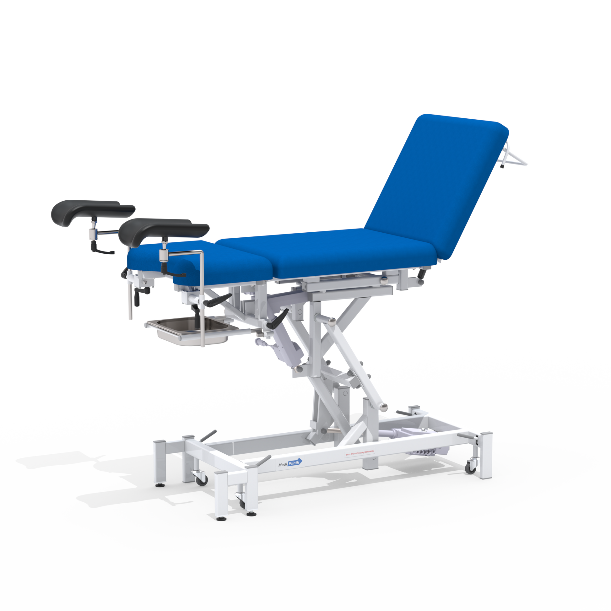 Medi-Plinth GP Gynaecology Plinth with Stirrups - Electric - 