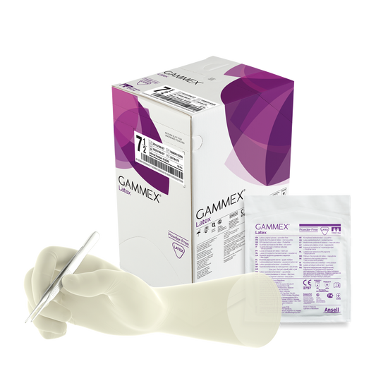 Gammex PF Sterile Latex Surgical Gloves x 50 Pairs