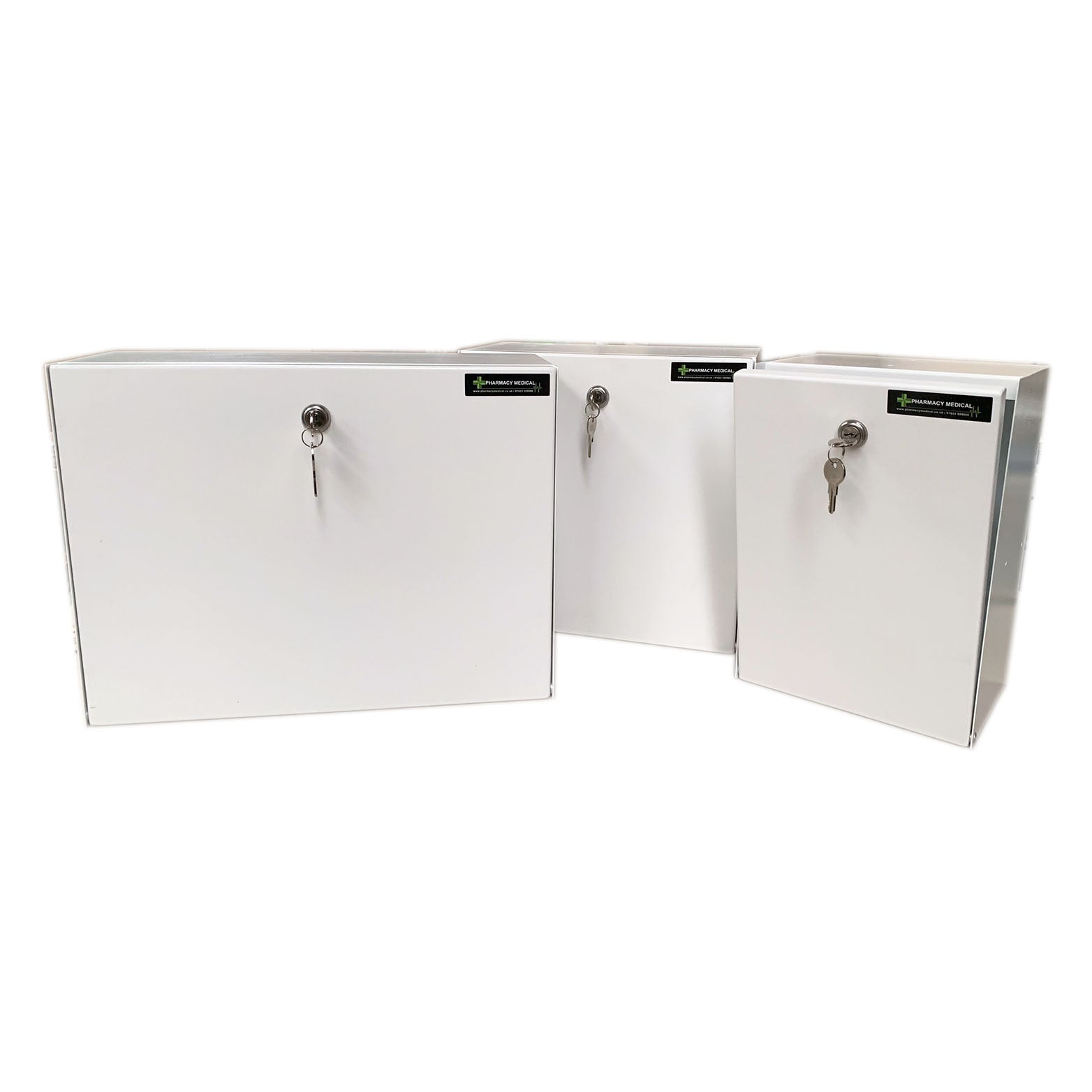 Pod Locker, 220mm x 320mm x 160mm, Side Hinge, No Shelf, Key Cam Lock - 