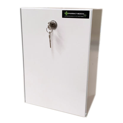 Pod Locker, 220mm x 320mm x 160mm, Side Hinge, No Shelf, Key Cam Lock - 