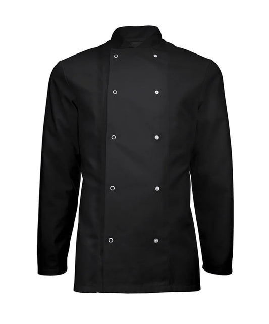 Long Sleeve Stud Chef's Jacket - 