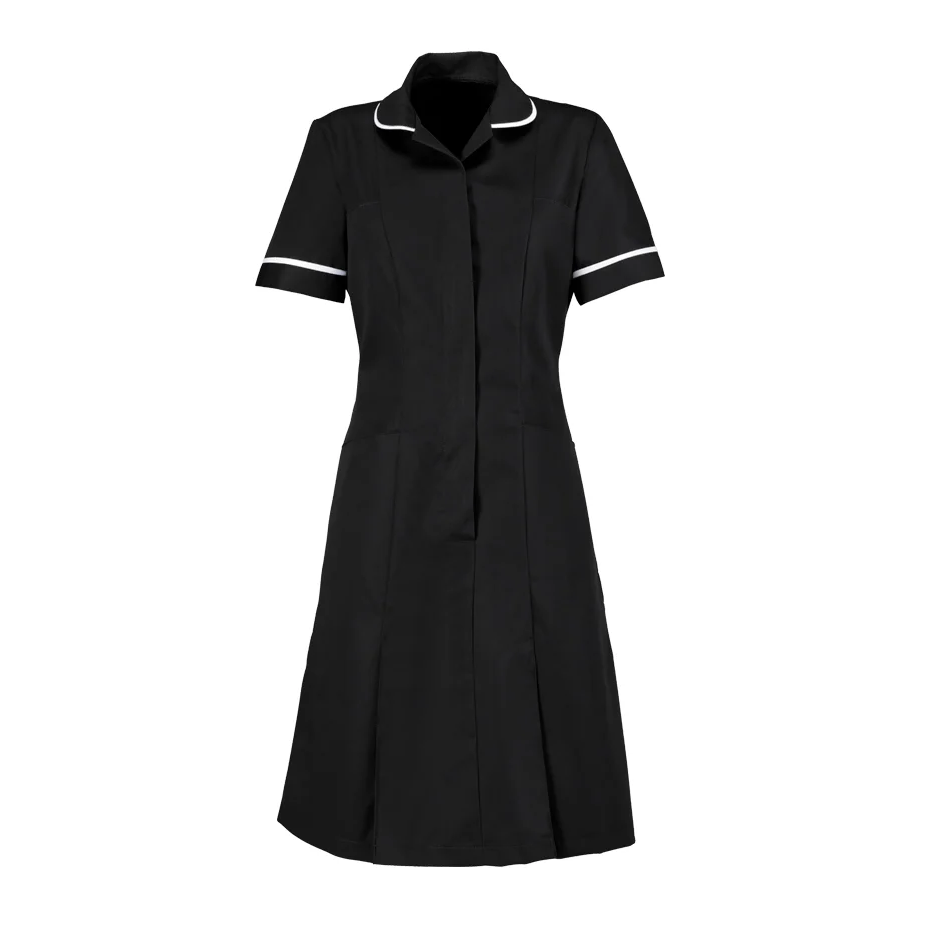 Classic Collar Dress - Zip Front - Contemporary Cut - 