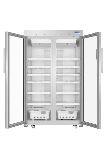 Pharmacy Refrigerator - 1030 Litres - Double Glass Door - 