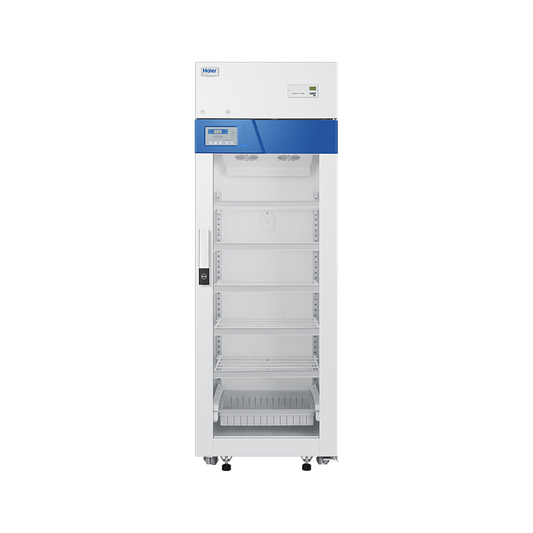 Pharmacy Refrigerator, Upright, Solid Door, LED Display - 4°C, 509L Capacity - 