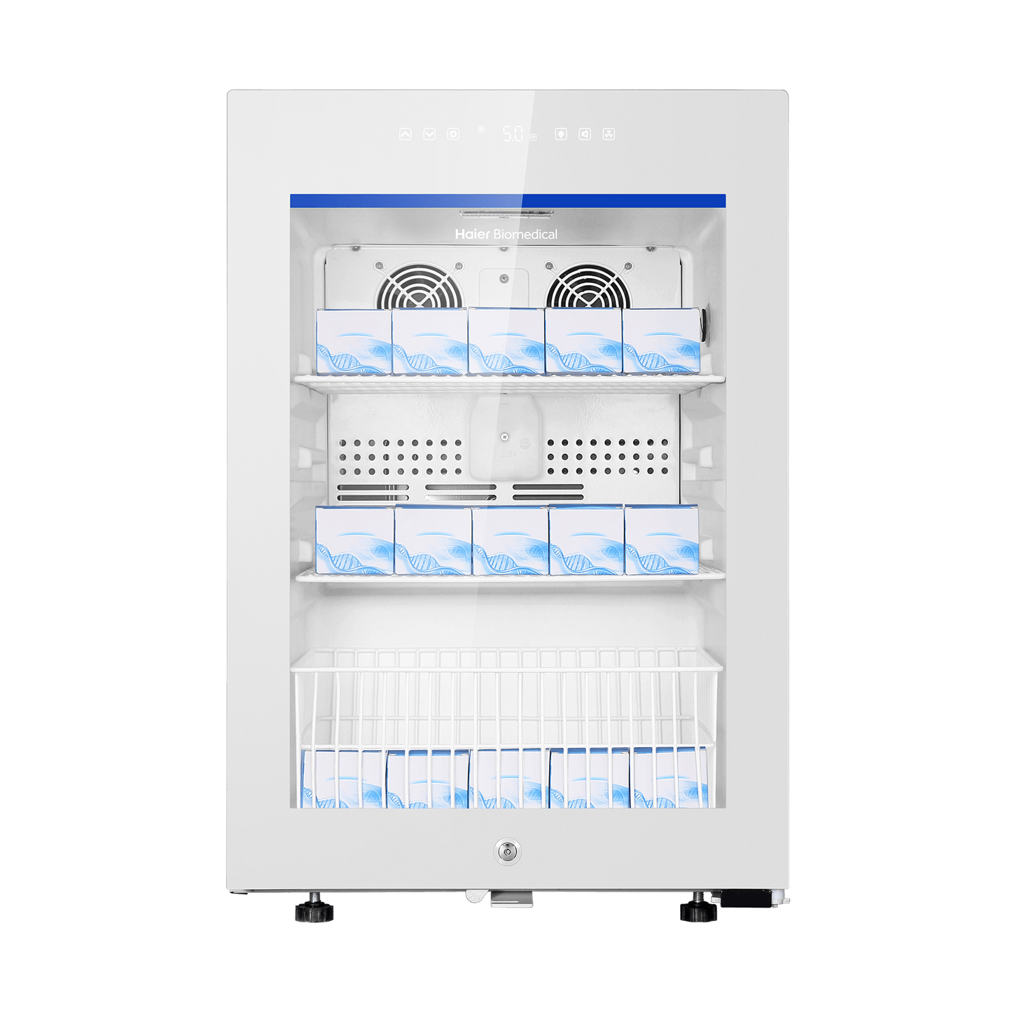 Pharmacy Countertop Refrigerator - 85 Litres - Glass Door - Haier