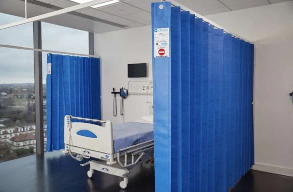 Anti-Microbial treated fantex IPC disposable cubicle curtain - 3.6m x ...