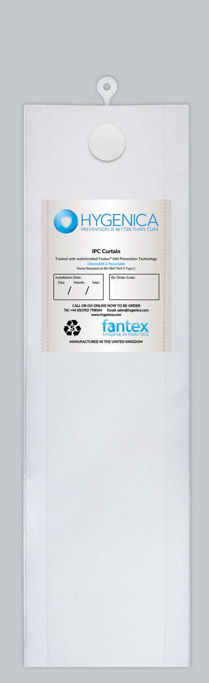 Standard 4.5m x 2m J-Fit Fantex Curtain - Medical Blue EOL - 