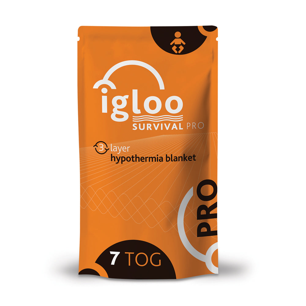 Igloo Emergency Thermal Baby Blanket 3 Layer - Orange