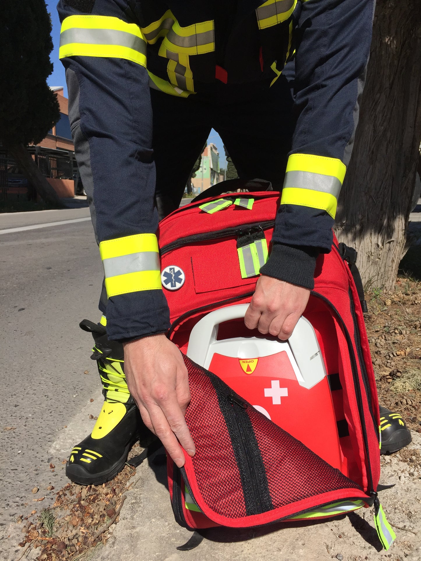 Paramed's - Big Sized Rescue and Tactical Backpack - Red