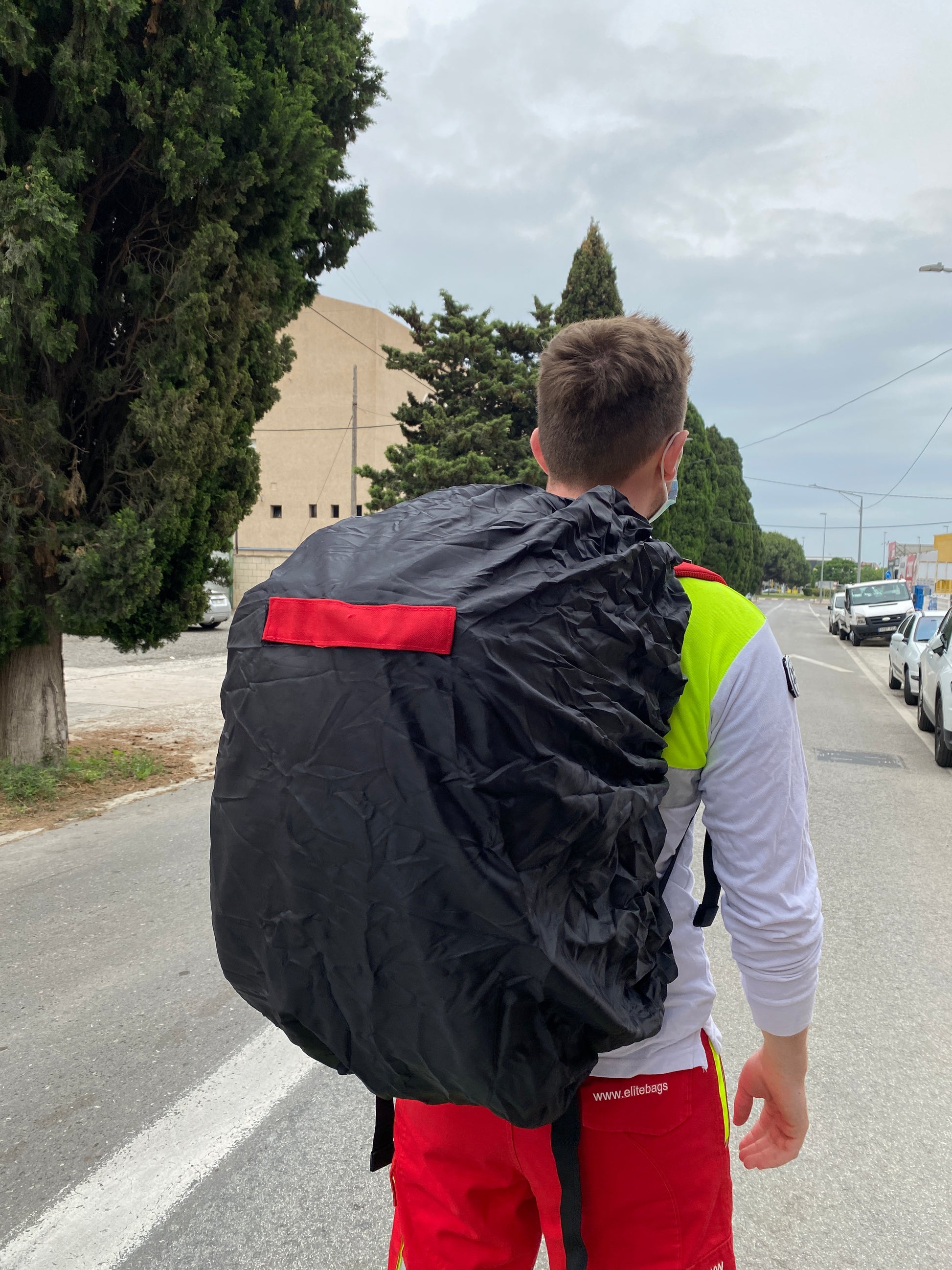 Robust's - Tactical Backpack with Adjustable Inner Layout - Red - 