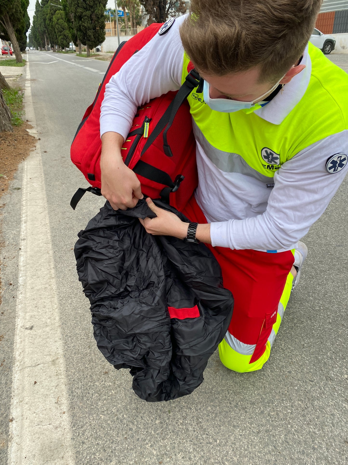 Robust's - Tactical Backpack with Adjustable Inner Layout - Red - 