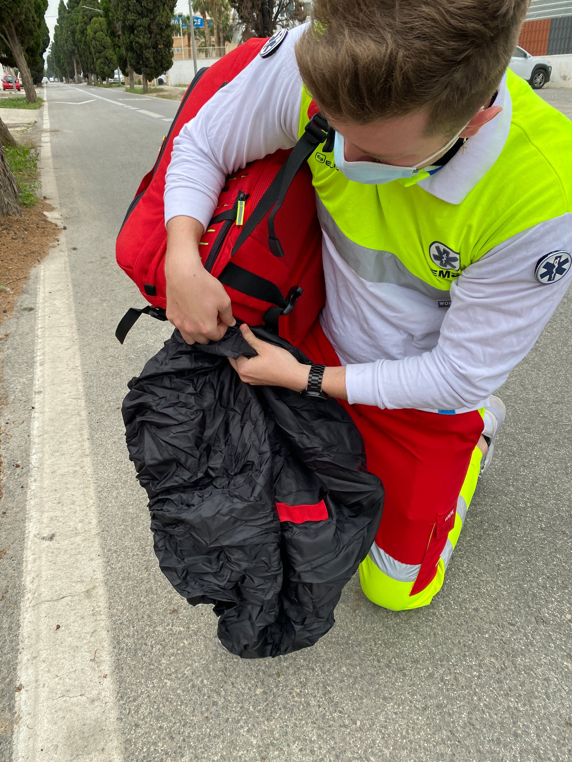 Robust's - Tactical Backpack with Adjustable Inner Layout - Red - 