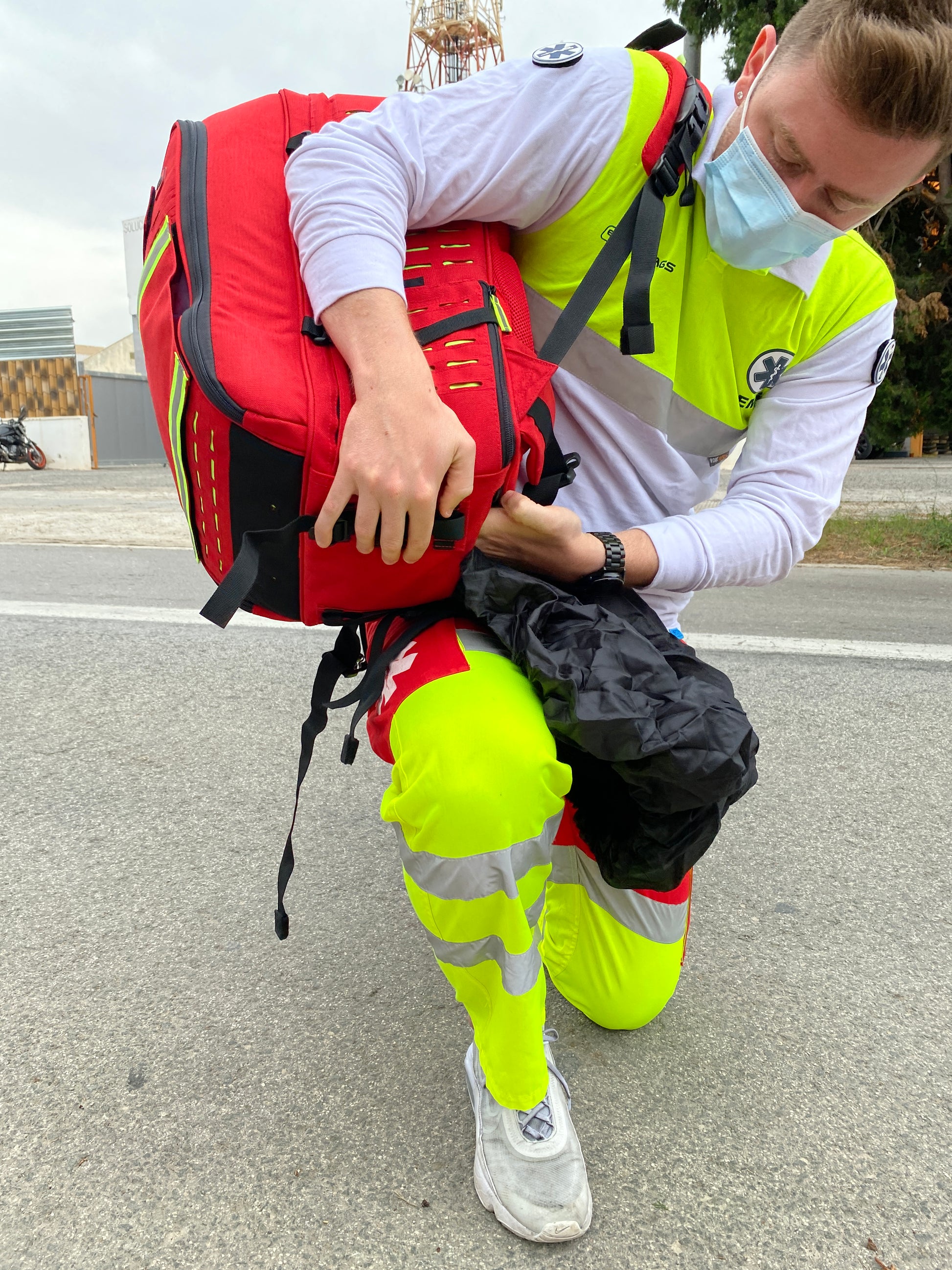 Robust's - Tactical Backpack with Adjustable Inner Layout - Red - 