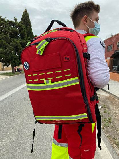 Robust's - Tactical Backpack with Adjustable Inner Layout - Red - 