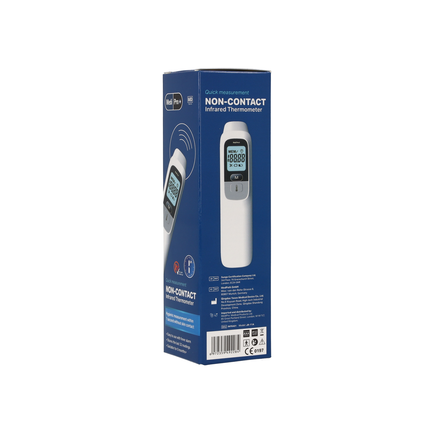 MediPro Non-Contact Forehead Infrared Digital Thermometer - 