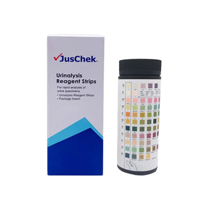 Juschek Urinalysis Test Strips with 10 Parameters - Pack of 50