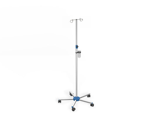 Height Adjustable IV Drip Stand - Mobile