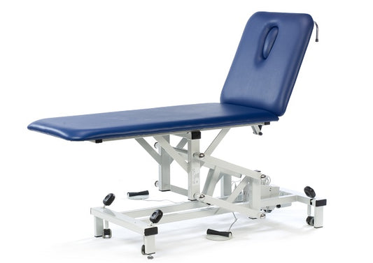 512E 2 section electric examination couch - 