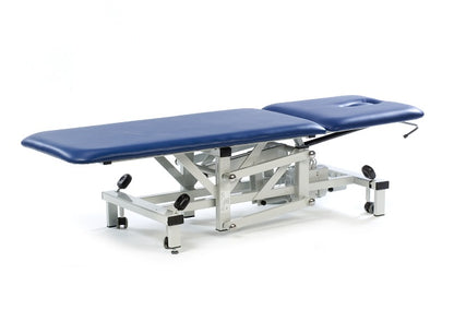 512E 2 section electric examination couch - 