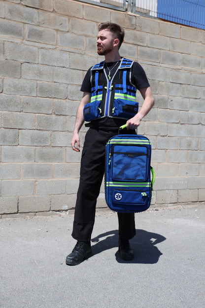 EMERAIR'S Advanced Life Support Emergency Briefcase (ALS) - Blue - 