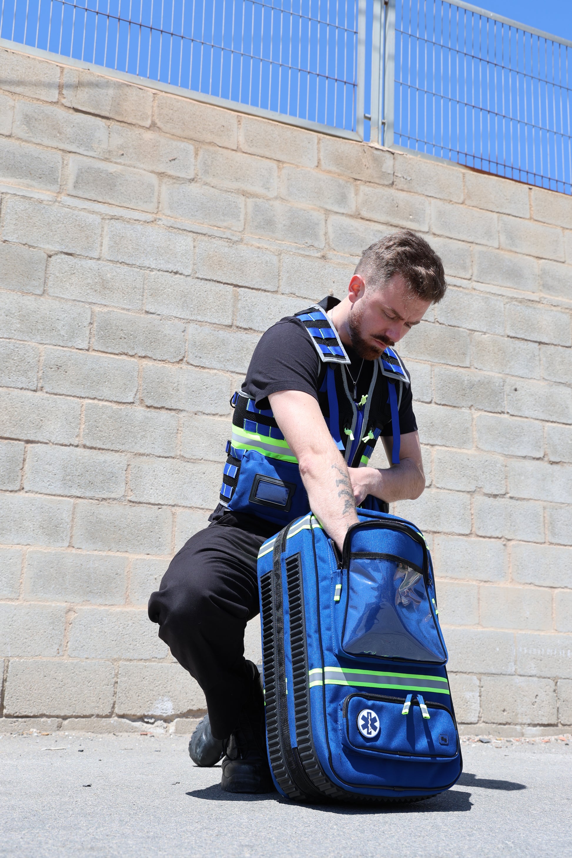 EMERAIR'S Advanced Life Support Emergency Briefcase (ALS) - Blue - 