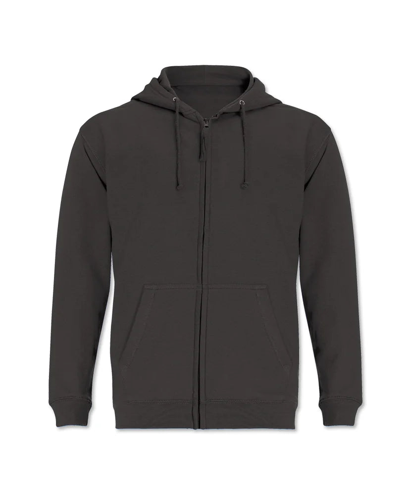 JH50 Zip Up Hoodie Black - 