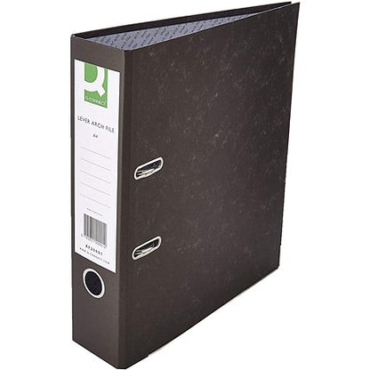 Q-Connect Lever Arch File A4 Black - 