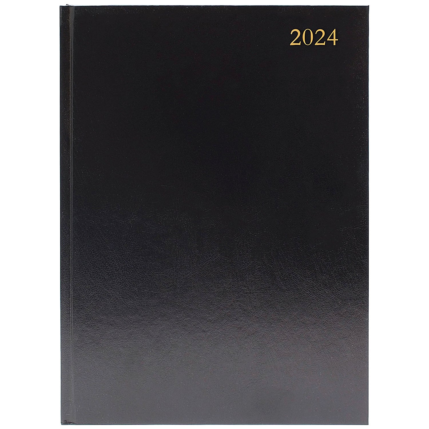 Desk Diary Day Per Page Appointment A4 Black 2024 - 