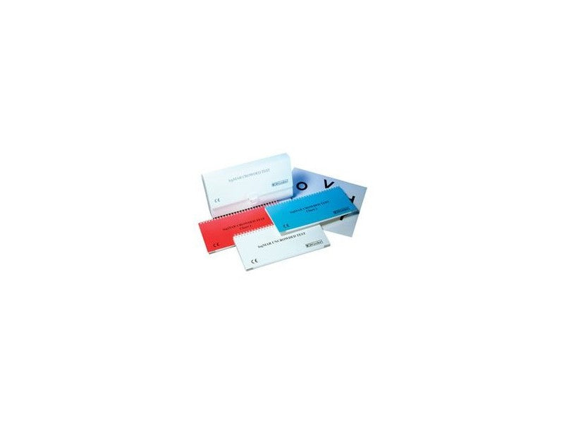logMAR Crowded Red Booklet - 