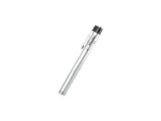 Silver metal Pen Torch with Replaceable Batteries - 