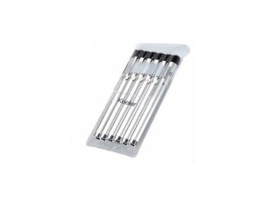 Keeler Silver metal Pen Torch (6 pack) - 