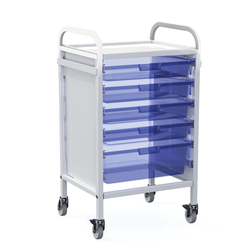 Shuttleworth Wide Single Medical Storage Trolley - 
