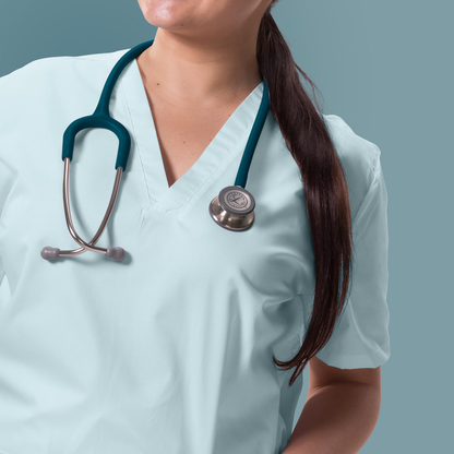 Littmann Classic III Monitoring Stethoscope: Satin Caribbean Blue Tube 5623C - Stainless Steel Chestpiece with 27" Caribbean Blue Satin Finish Tube for Added Comfort, Flexibility and Cleanability