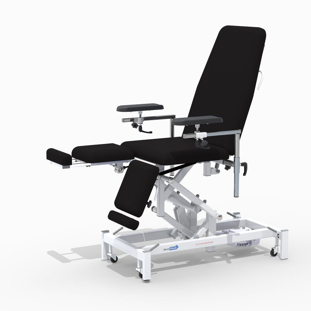 Medi-Plinth Phlebotomy Chair with Split Legs - Hydraulic - 