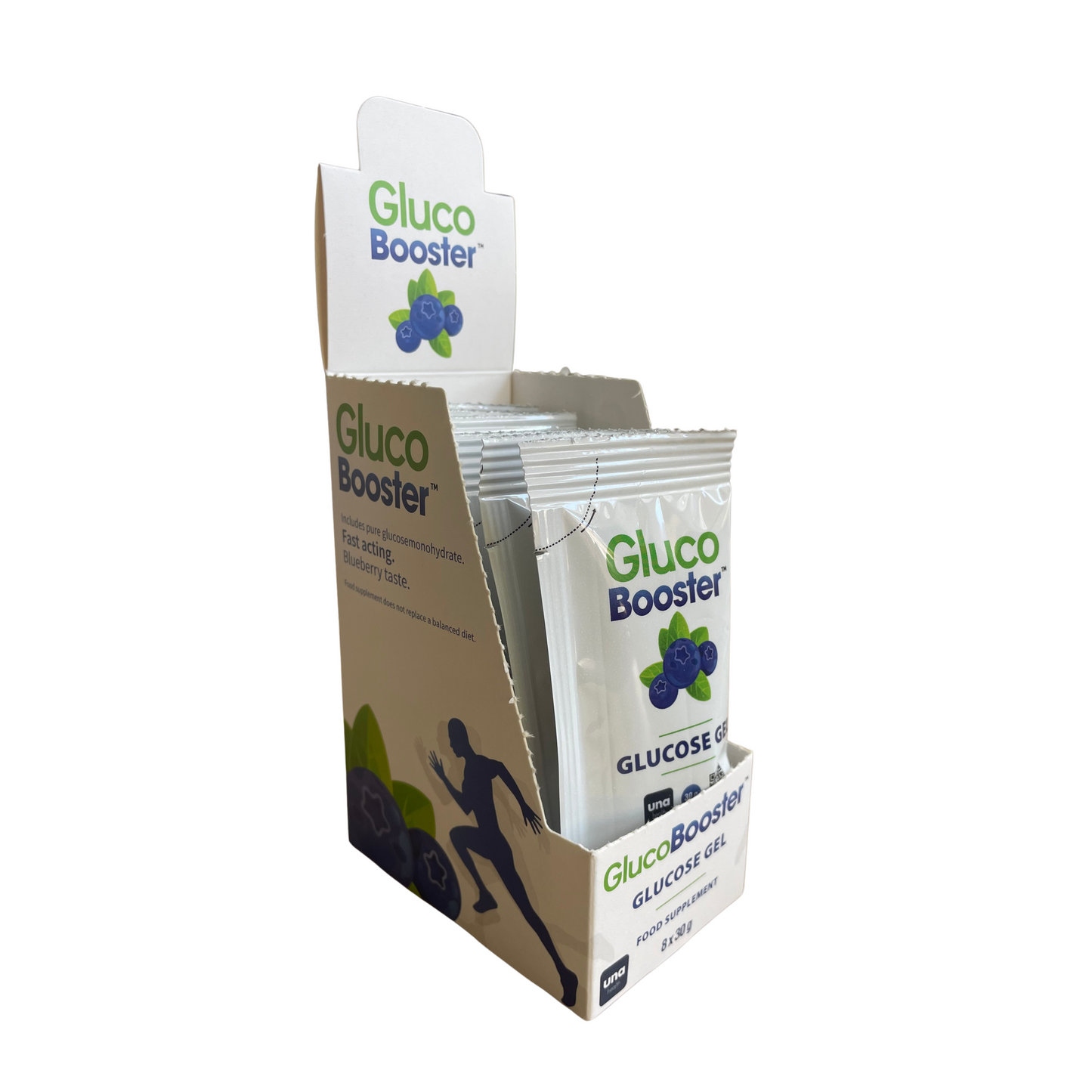GlucoBooster Glucose Gel (8 x 30g) - 