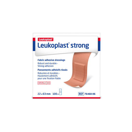 Leukoplast Strong 2.2cm X 6.3cm (Pack of 100).