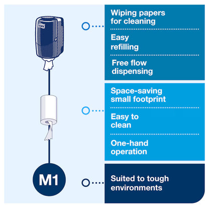 D- Tork Elevation Dispenser Wiper Mini Centerfeed Roll - 