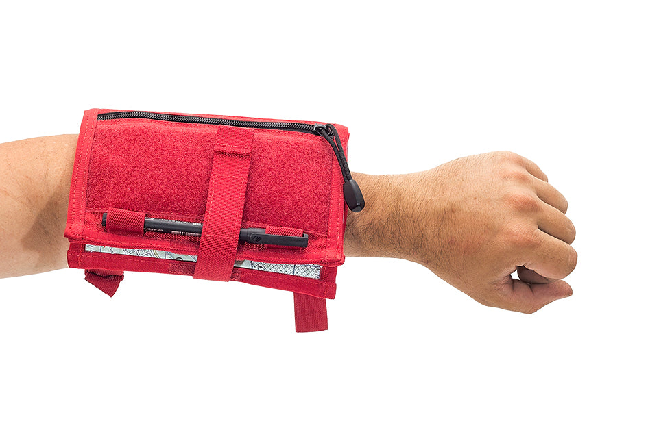 Elite Bags Maps Document Arm Pouch - Red - 
