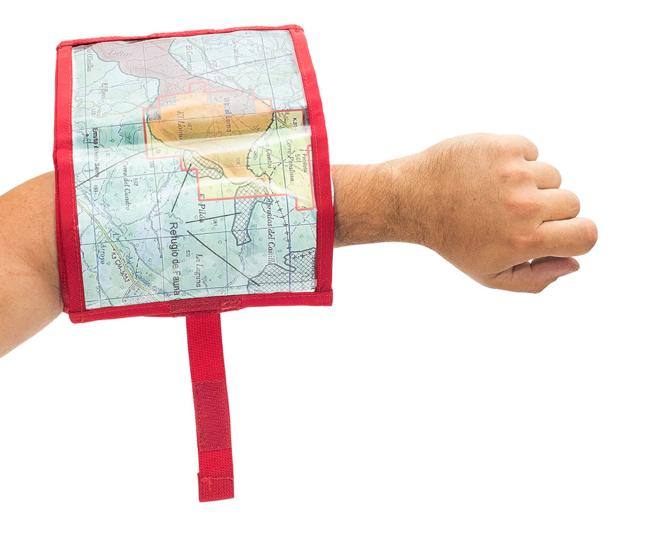 Elite Bags Maps Document Arm Pouch - Red - 