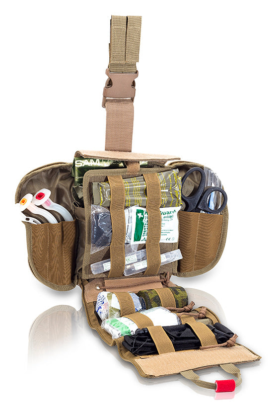 Elite Bags - QUICKAID'S Paramedic Kit w/ Molle Panel - Coyote - 
