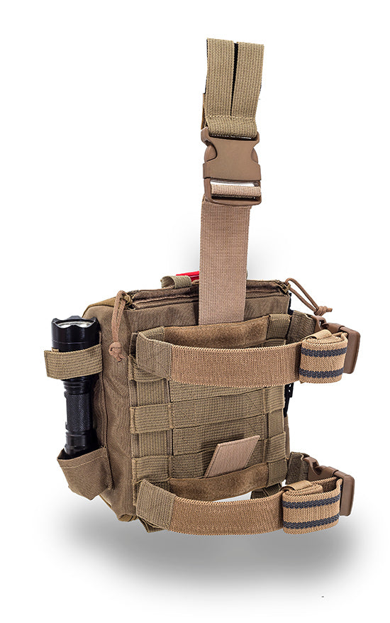 Elite Bags - QUICKAID'S Paramedic Kit w/ Molle Panel - Coyote - 