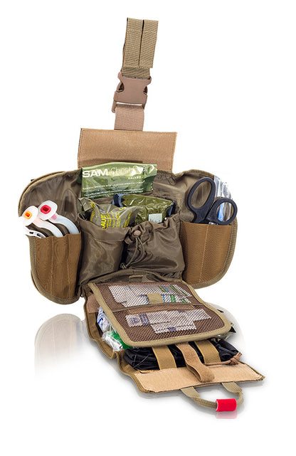 Elite Bags - QUICKAID'S Paramedic Kit w/ Molle Panel - Coyote - 