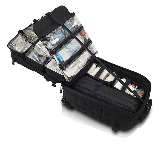 Elite PARAMED'S Rescue & Tactical Backpack - Black - 