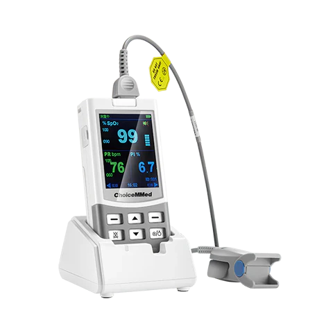 MD300MNR Hand Held Pulse Oximeter with Sensor and Respiratory Rate - 