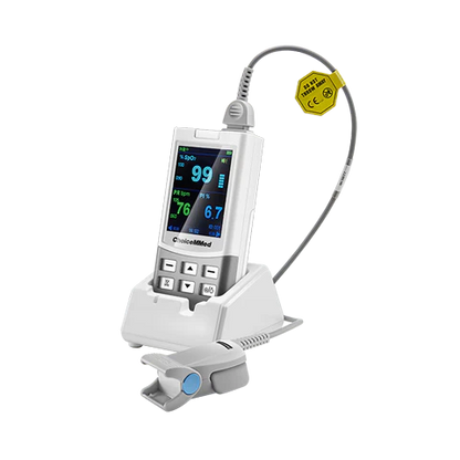 MD300MNR Hand Held Pulse Oximeter with Sensor and Respiratory Rate - 