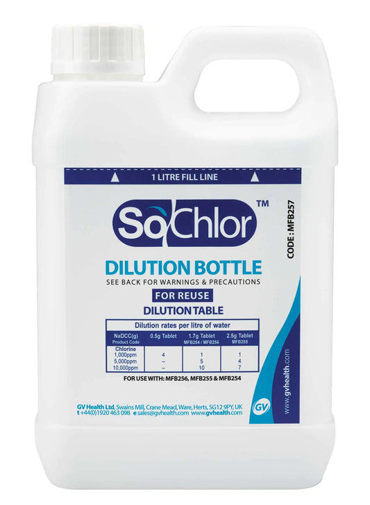 Diluter Bottle With Lid - GV Health