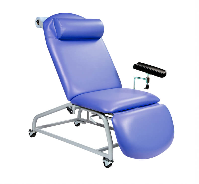 Phlebotomy Chair - 4 Locking Castors - 